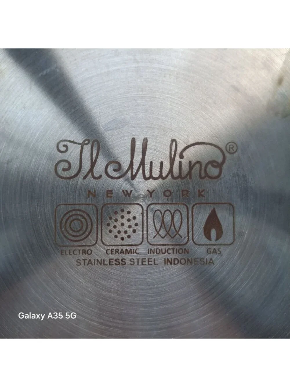 By IL MULINO Large Stainless Steel Stock Pot With Lid 18/10  12 Qt Heavy-Duty &